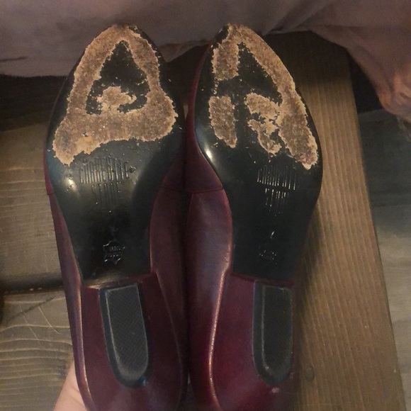 Charlotte Stone Oxblood Pumps - Picture 2 of 3